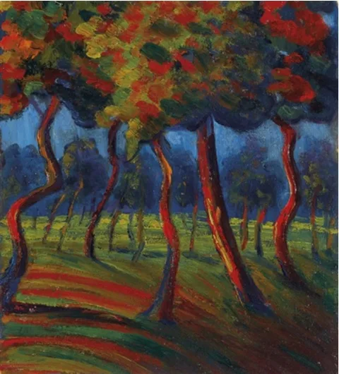 Umberto Boccioni, Landscape of Milan (Boccioni)