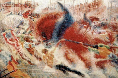 Umberto Boccioni, The City Rises