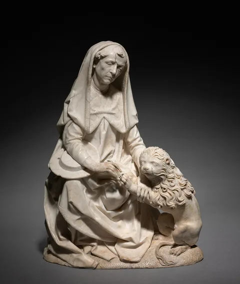 Tilman Riemenschneider, Saint Jerome and the Lion (From the former Church of St. Peter in Erfurt)