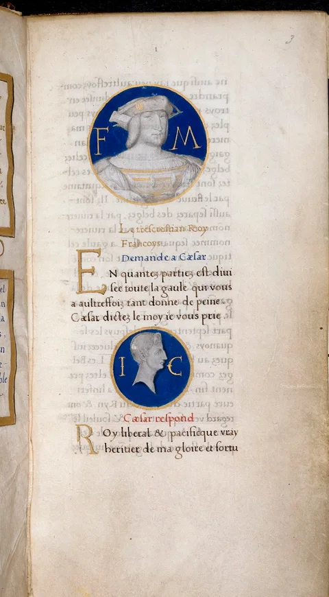 François Clouet, Commentaires de la guerre gallique