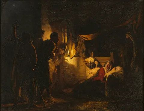 Carl Bloch, Adoration of the Shepherds