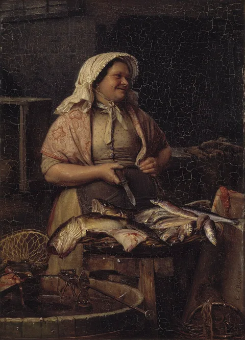 Carl Bloch, A Fishwife