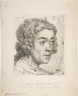 Jean-Étienne Liotard, Self-Portrait as a Young Man