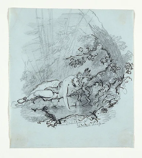 Emanuel Leutze, The Last Drop (from McGuire Scrapbook)