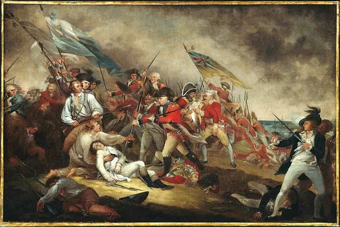 John Trumbull, The Death of General Warren at the Battle of Bunker's Hill, June 17, 1775