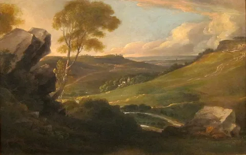John Trumbull, Romantic Landscape