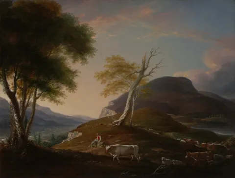 John Trumbull, View on the West Mountain near Hartford