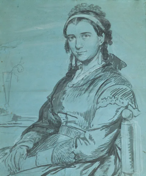 Wilhelm Marstrand, Portrait of Mrs. Ville Heise (1838-1912)