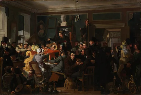 Wilhelm Marstrand, Auction Scene