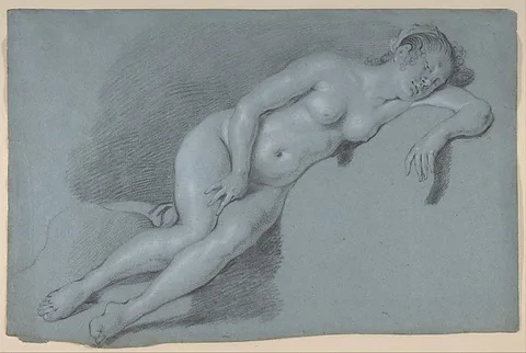 Govert Flinck, Reclining Female Nude