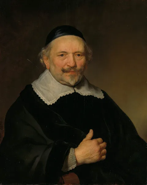 Govert Flinck, Portrait of a man, possibly Augustijn Wtenbogaert (1577-1655)
