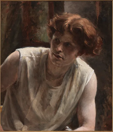 Bertha Wegmann, Modelstudie