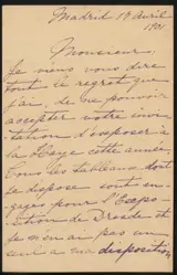 Ignacio Zuloaga, Brief aan Philip Zilcken