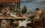 Cornelis de Vos, Fish market