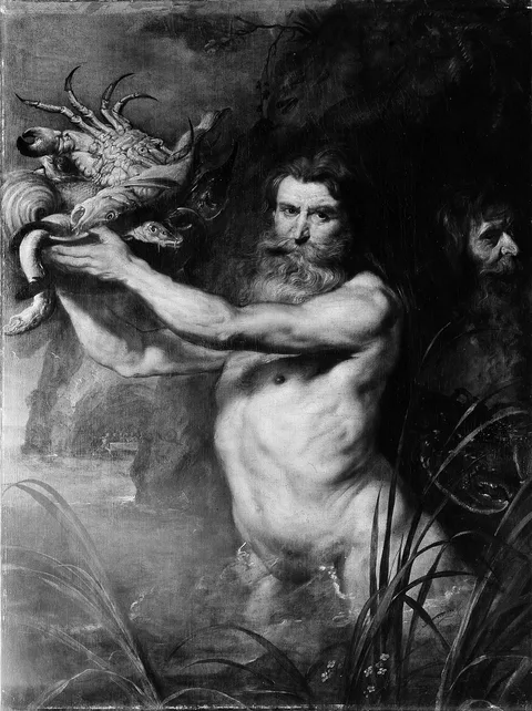 Cornelis de Vos, Two Tritons at the Feast of Acheloüs