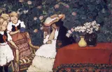 József Rippl-Rónai, Woman with Three Girls