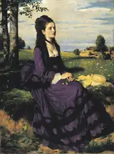 Pál Szinyei Merse, Lady in Violet