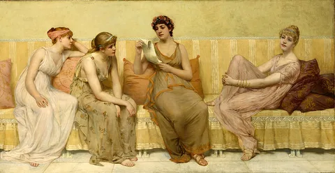 Francis Davis Millet, Reading the Story of Oenone