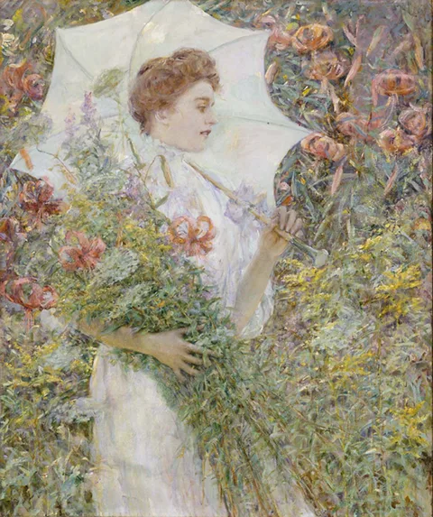 Robert Lewis Reid, The White Parasol