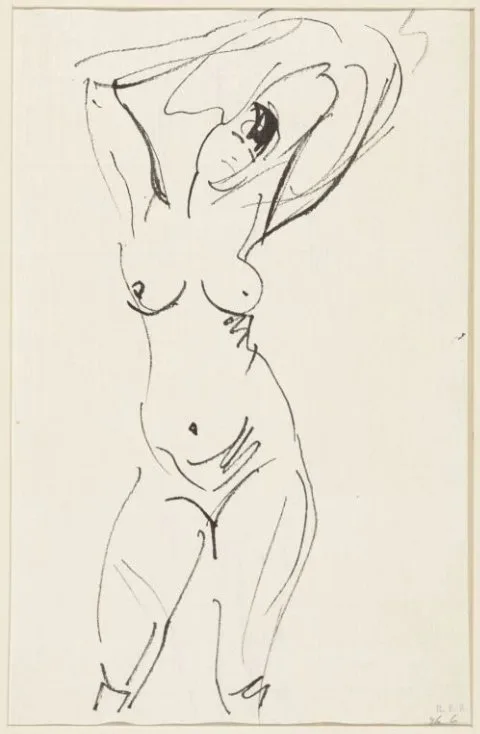 Rik Wouters, Standing Female Nude