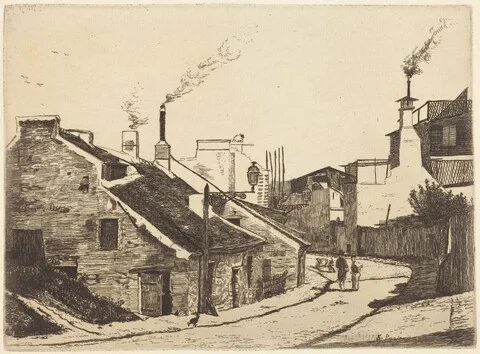 François Bonvin, Rue de Champ de l'Alouette