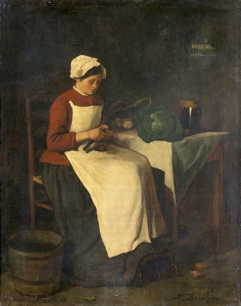 François Bonvin, The Young Housewife