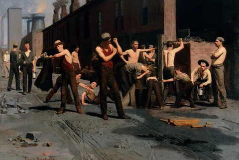Thomas Pollock Anshutz, The Ironworkers’ Noontime