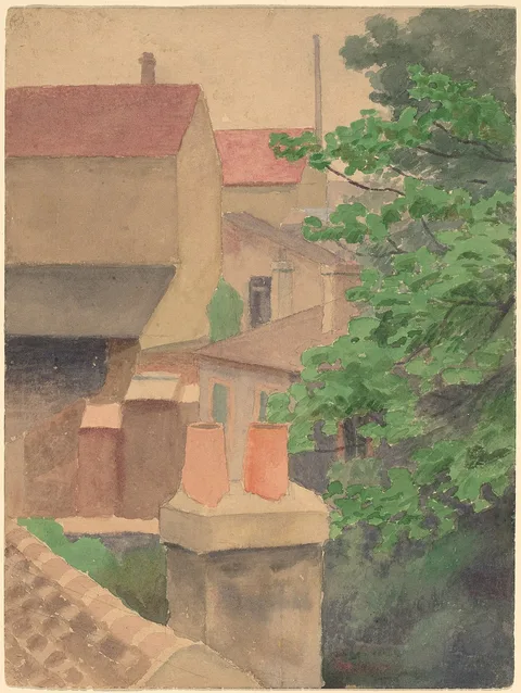 Thomas Pollock Anshutz, Rooftops, St. Cloud