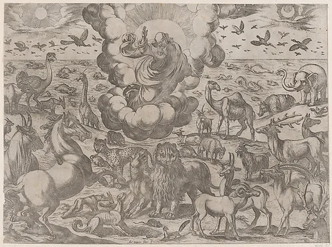 Antonio Tempesta, God Creating the Animals