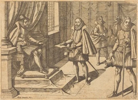 Antonio Tempesta, Philip II of Spain on His Throne