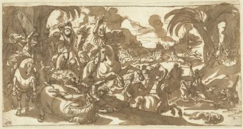 Antonio Tempesta, Leeuwenjacht