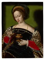 Ambrosius Benson, Saint Mary Magdalene with ointment jar