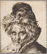 Jacob de Gheyn II, Head of a Bearded Man Wearing a Cap