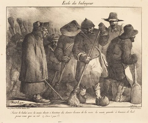 Nicolas Toussaint Charlet, Ecole du balayeur