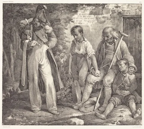 Nicolas Toussaint Charlet, L'Aumône