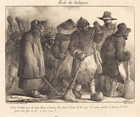 Nicolas Toussaint Charlet, Ecole du balayeur