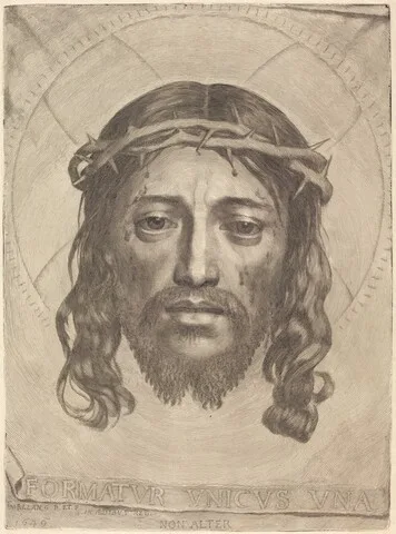 Claude Mellan, The Sudarium of Saint Veronica