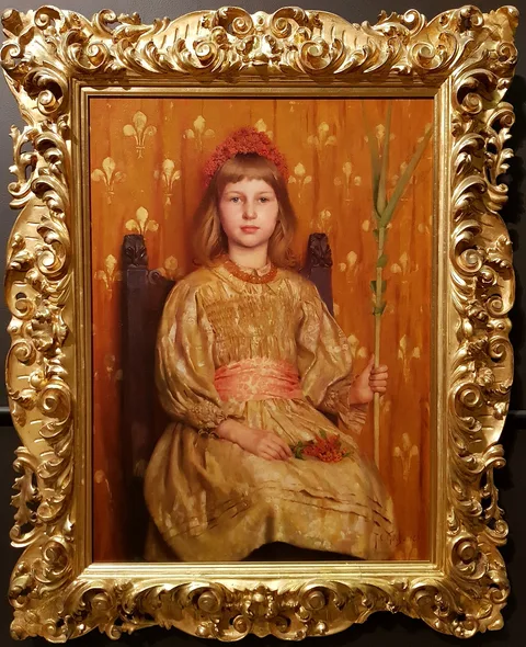 Thomas Cooper Gotch, My Crown and Sceptre.