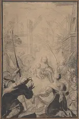 Claude Vignon, Adoration of the Shepherds