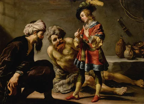 Claude Vignon, Joseph in prison interprets the dreams of the cupbearer and the baker