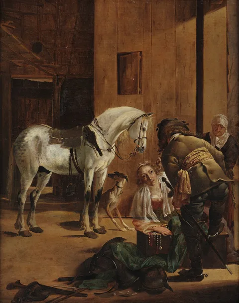 Jacob Duck, The Soldier's Departure