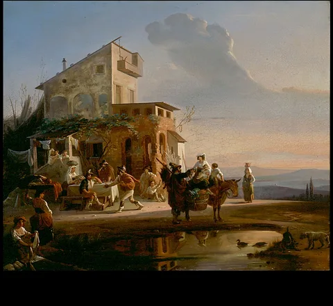 Robert Wilhelm Ekman, An Italian Inn