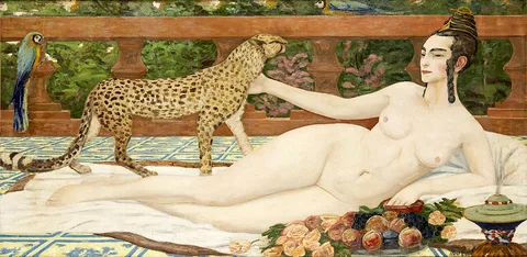 Jacqueline Marval, Cheetah Odalisque
