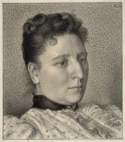 Georges Lemmen, Portrait of Anna Boch