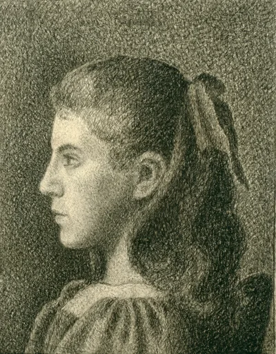 Georges Lemmen, Portrait of Berthe Serruys