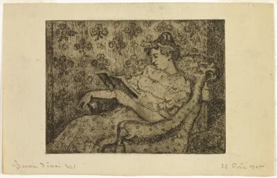 Georges Lemmen, Seated Woman Reading