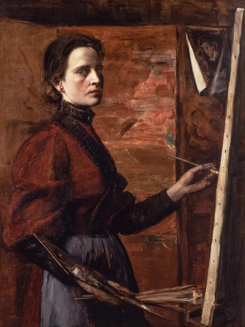 Elizabeth Nourse, Self-Portrait at the Easel