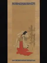 Isoda Koryūsai, Courtesan-Dancer (Shirabyōshi) for the New Year