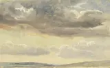 P. C. Skovgaard, Study of clouds near the sea.