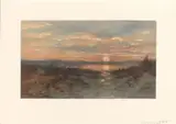 Maria Bilders-van Bosse, Landschap met zonsondergang